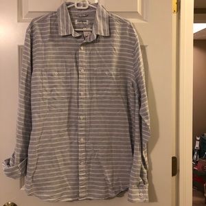 NWT Express Men’s Long Sleeve Woven Shirt